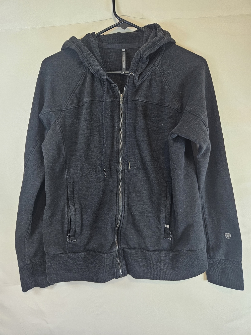 Kuhl Women's Black Full-Zip Hooded Sweatshirt Outdoor Utility